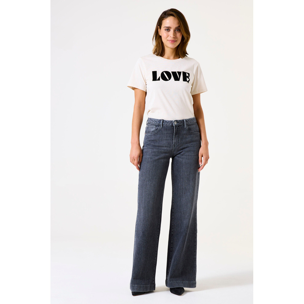 249 Celia Wide Jeans Zwart 1 249 Celia Wide Jeans Zwart 1