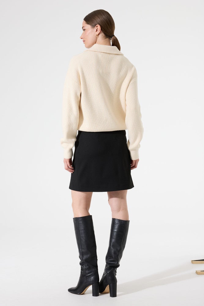 I50323 Ladies Skirt Zwart 1 I50323 Ladies Skirt Zwart 1