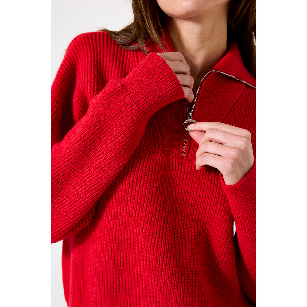 I50242 Ladies Pullover Rood I50242 Ladies Pullover Rood