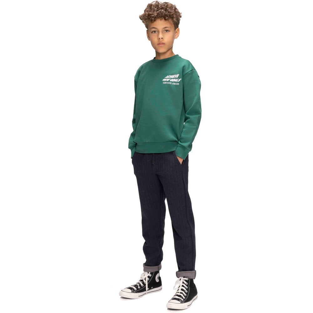 Kelto Crewneck Sweater Backprint Groen Kelto Crewneck Sweater Backprint Groen