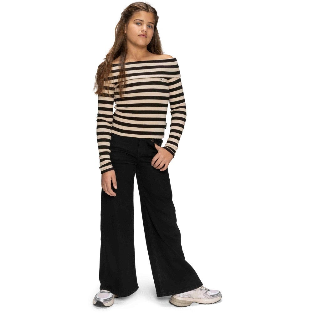Esra Top Striped Zwart 1 Esra Top Striped Zwart 1