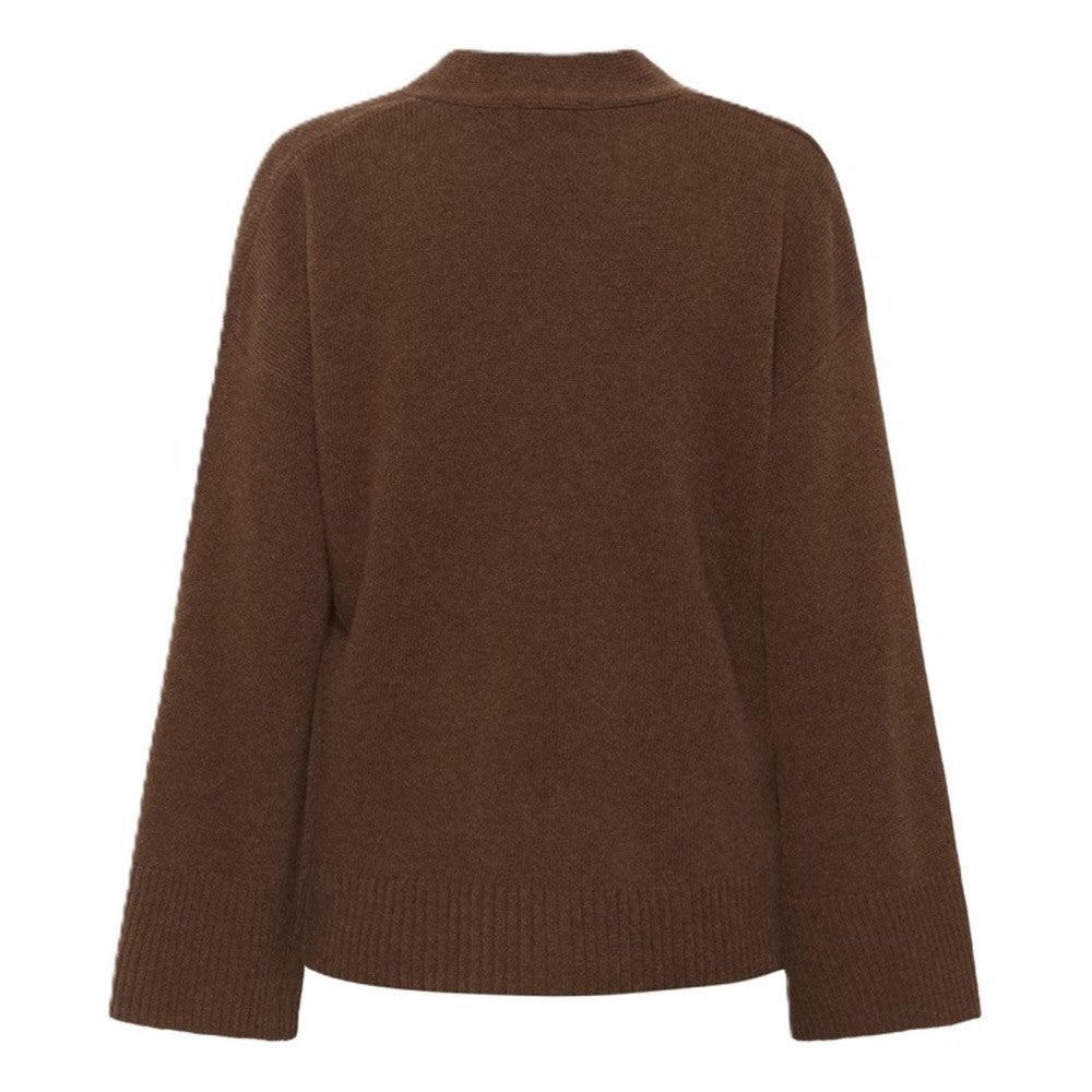 HuxiMW V-Neck Pullover Bruin 1 HuxiMW V-Neck Pullover Bruin 1