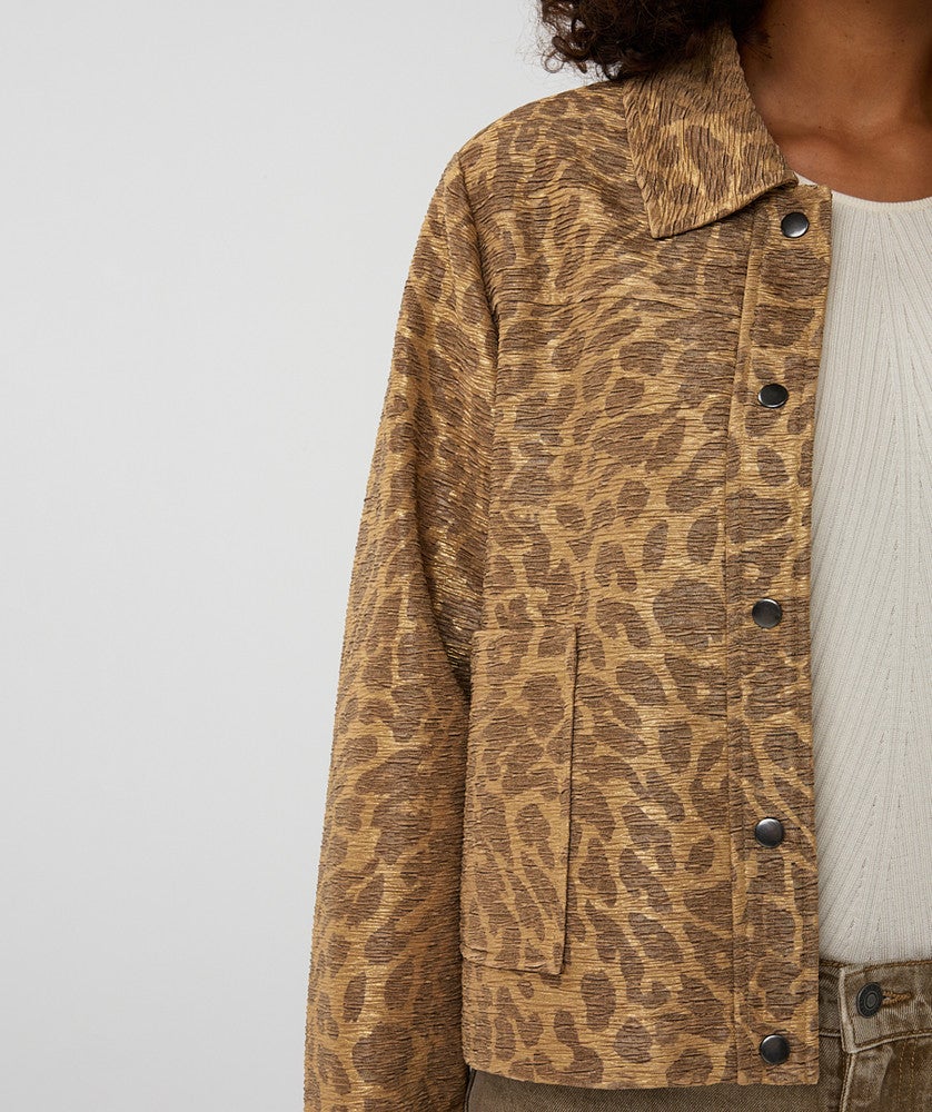 Jacket Leopard Goud Jacket Leopard Goud