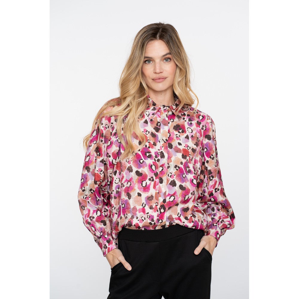 Blouse animal Roze Blouse animal Roze
