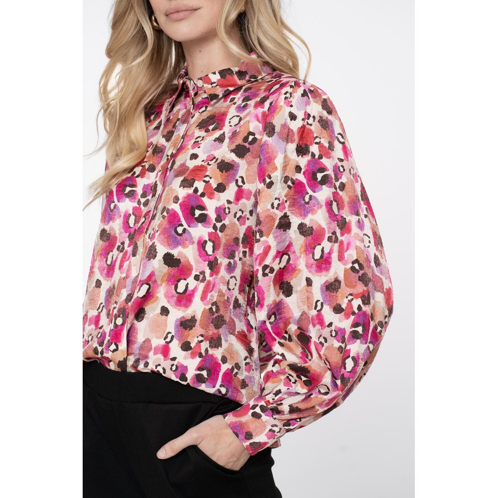 Blouse animal Roze Blouse animal Roze