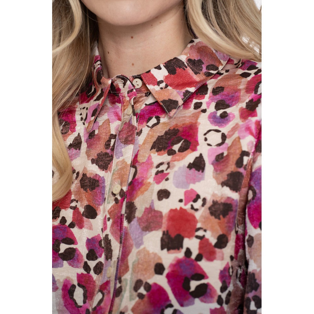 Blouse animal Roze Blouse animal Roze