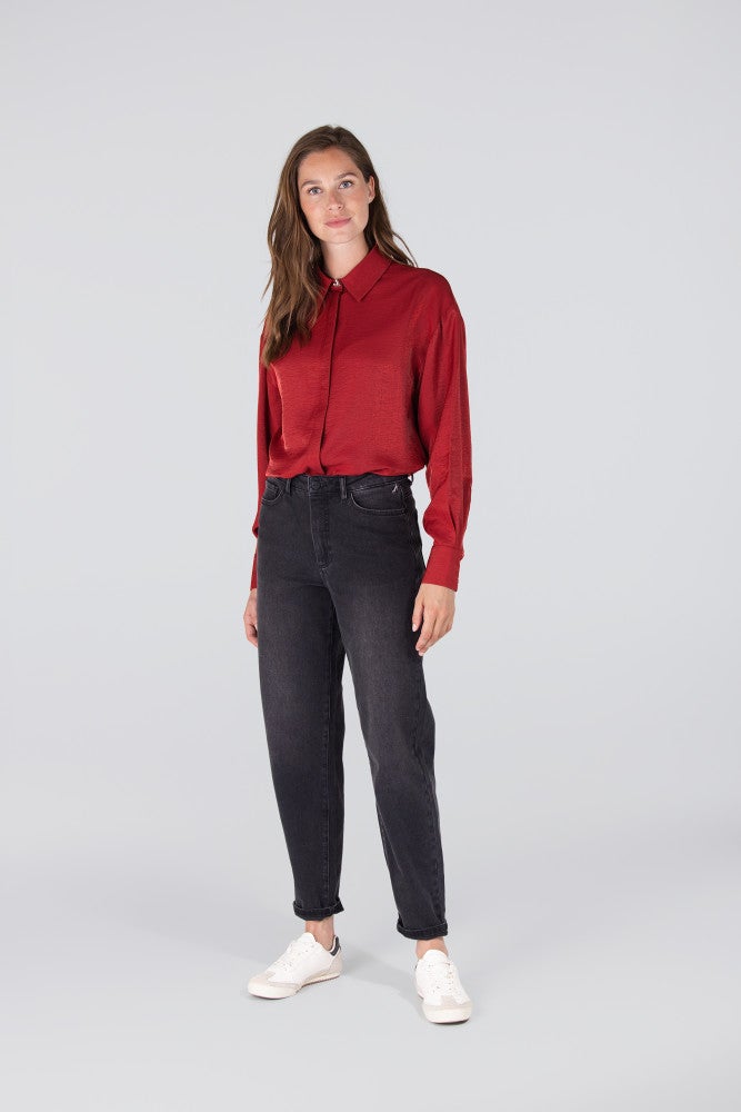 DOLORES BLOUSE WS 731 long sleeve Rood DOLORES BLOUSE WS 731 long sleeve Rood