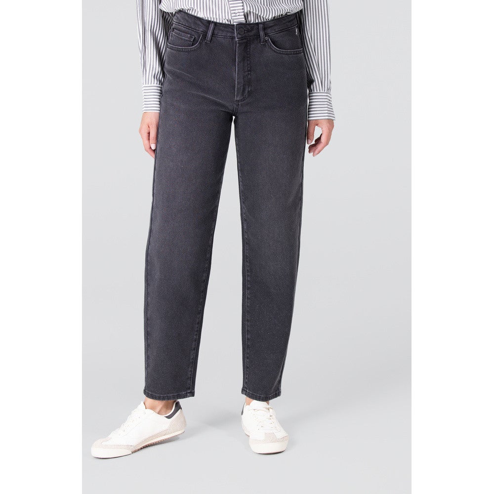 EMMA JEANS GDS 457 straight ankle with glitterspray Grijs EMMA JEANS GDS 457 straight ankle with glitterspray Grijs