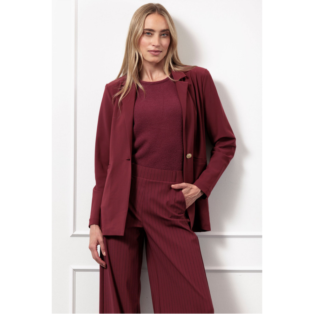Arwen bonded blazer Bordeaux Arwen bonded blazer Bordeaux
