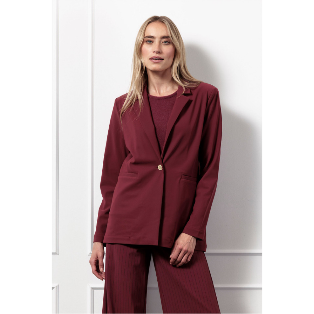 Arwen bonded blazer Bordeaux Arwen bonded blazer Bordeaux