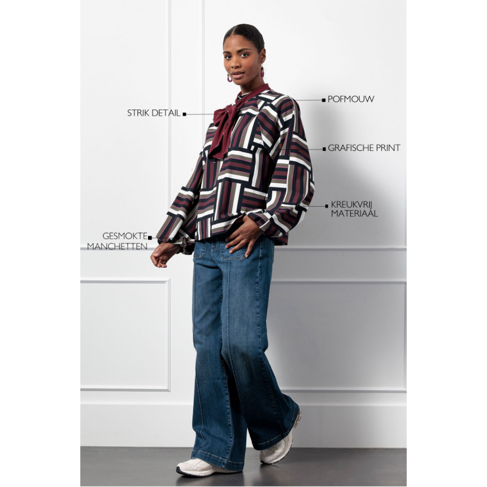 Teske graphic blouse Multi Teske graphic blouse Multi