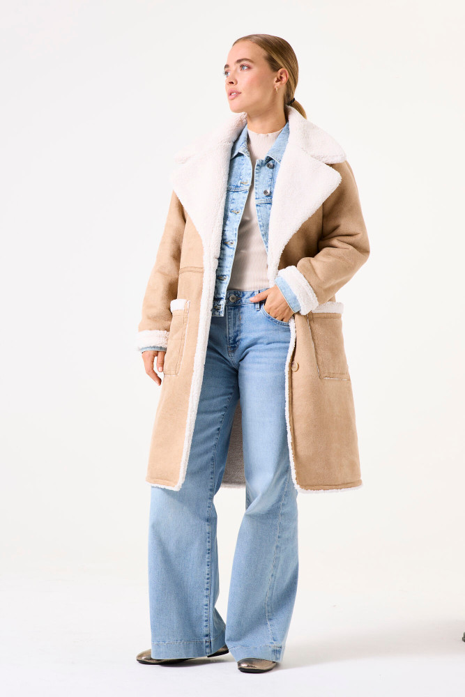 GJ500915 Ladies Outdoor Jacket Beige GJ500915 Ladies Outdoor Jacket Beige