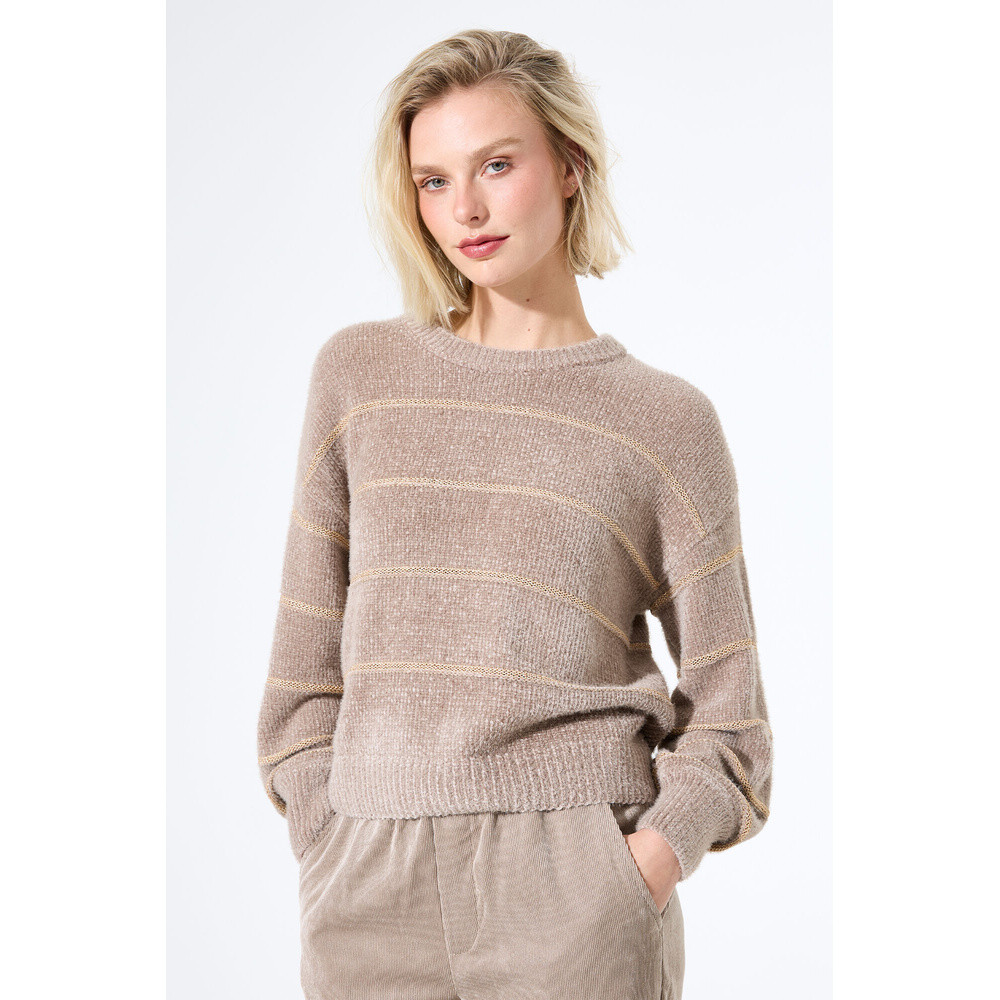 I50254 Ladies Pullover Bruin 1 I50254 Ladies Pullover Bruin 1