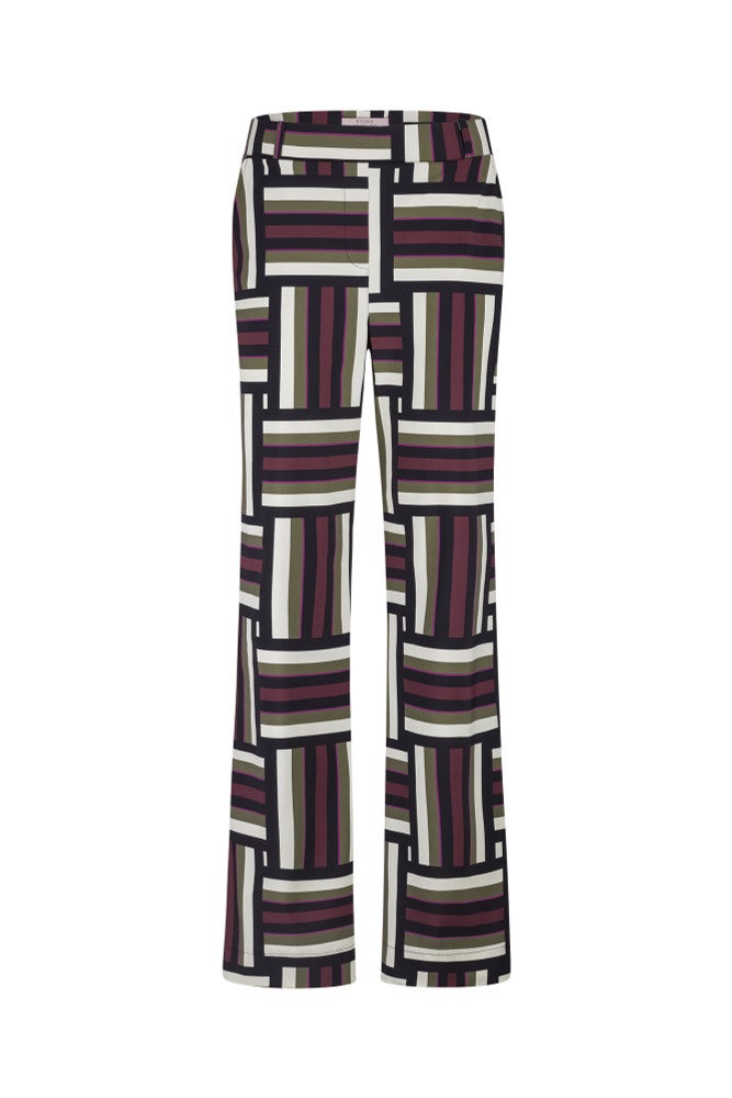 Marilon graphic trousers Paars Multi Marilon graphic trousers Paars Multi