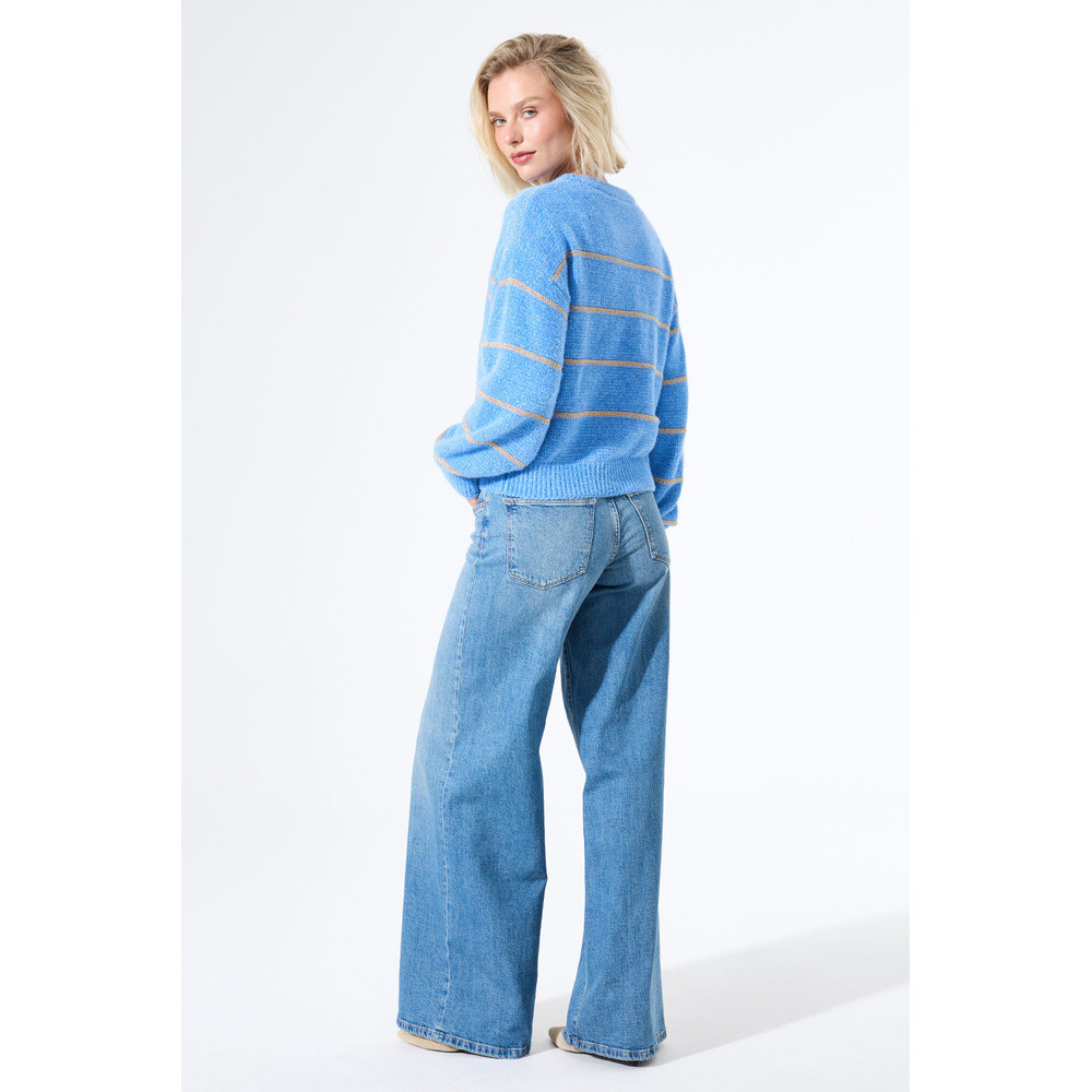 I50254 Ladies Pullover Blauw I50254 Ladies Pullover Blauw