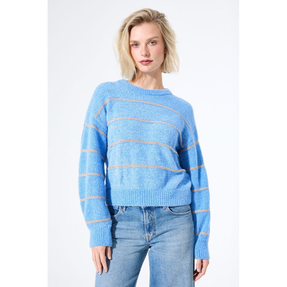 I50254 Ladies Pullover Blauw I50254 Ladies Pullover Blauw