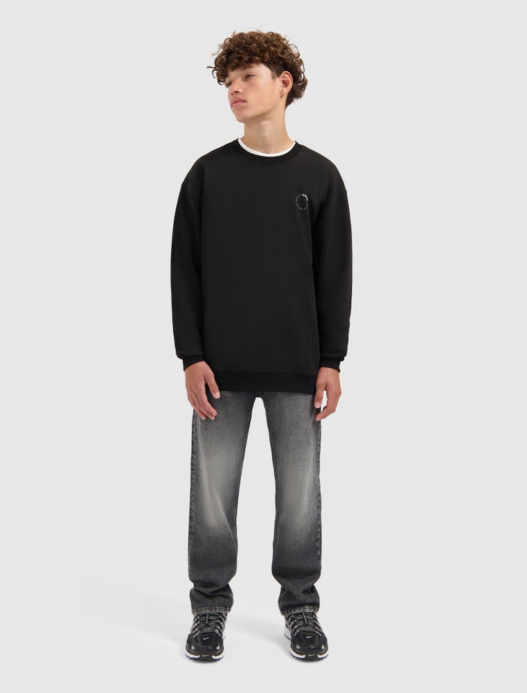 Junior Circle Logo Sweater Zwart 1 Junior Circle Logo Sweater Zwart 1