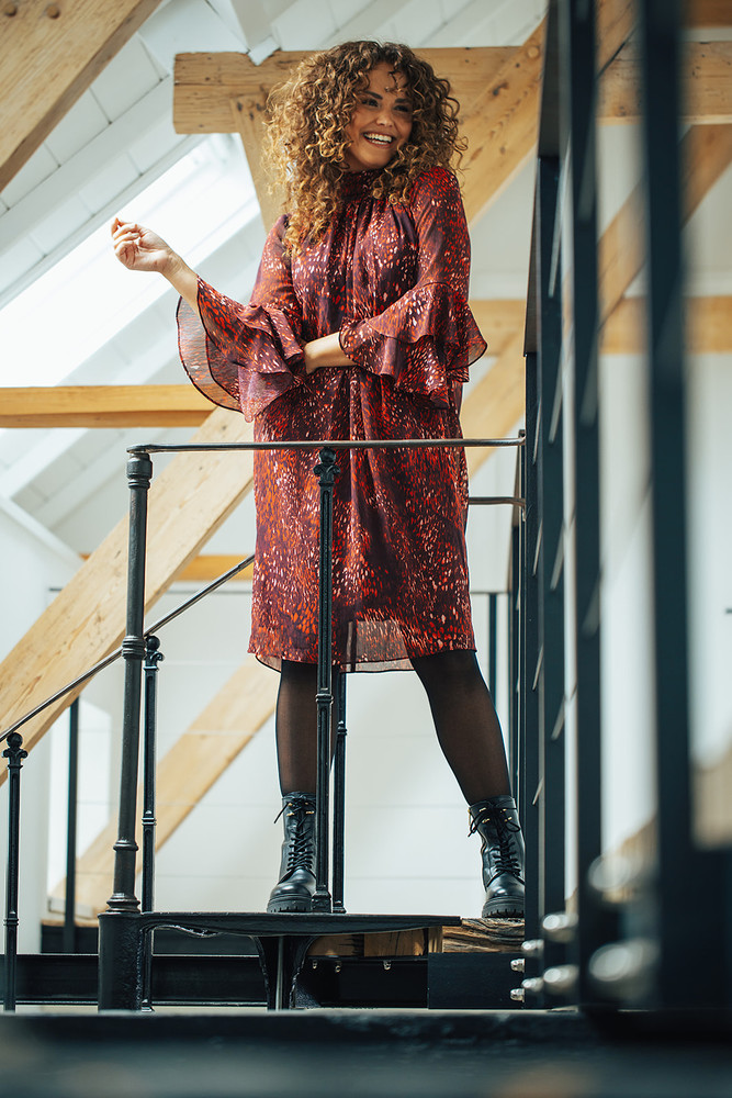 Sita Jurk Bordeaux Sita Jurk Bordeaux