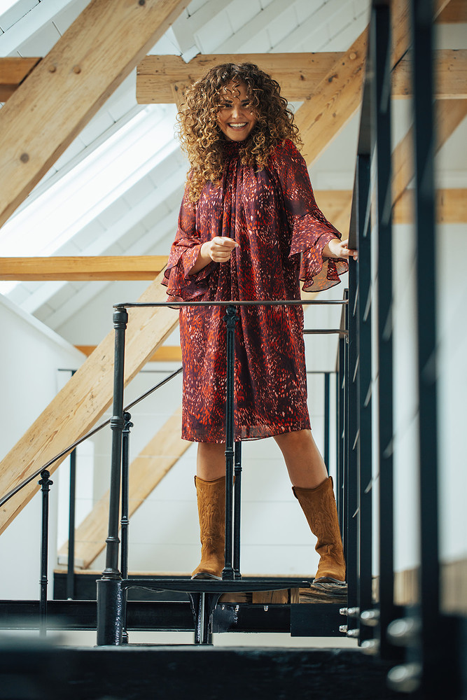 Sita Jurk Bordeaux Sita Jurk Bordeaux