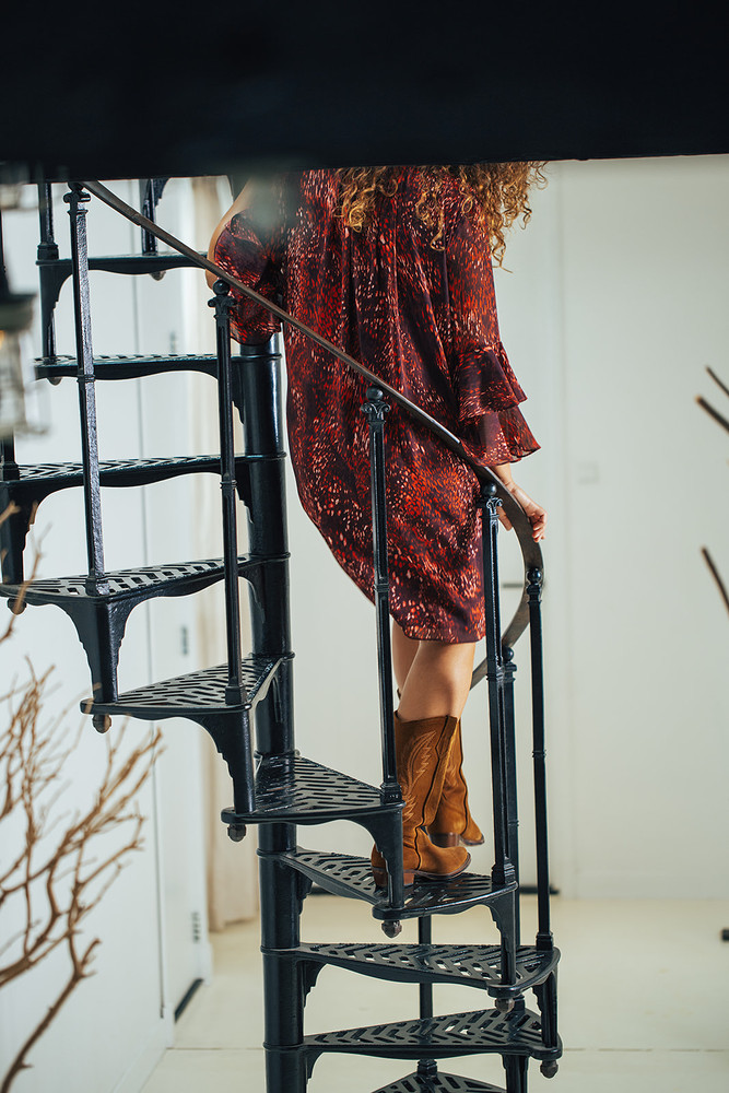 Sita Jurk Bordeaux Sita Jurk Bordeaux