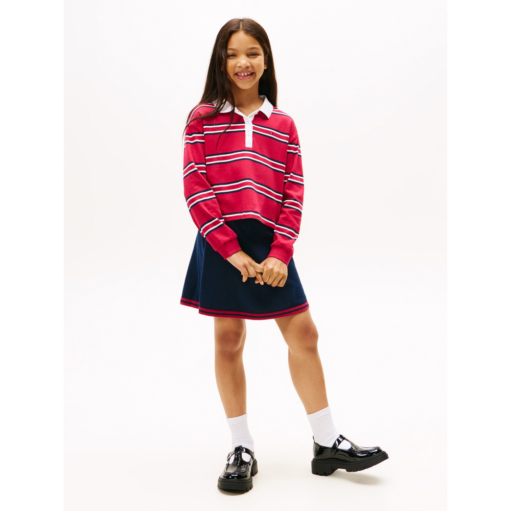 Varsity Knitted Skirt Donker Blauw Varsity Knitted Skirt Donker Blauw