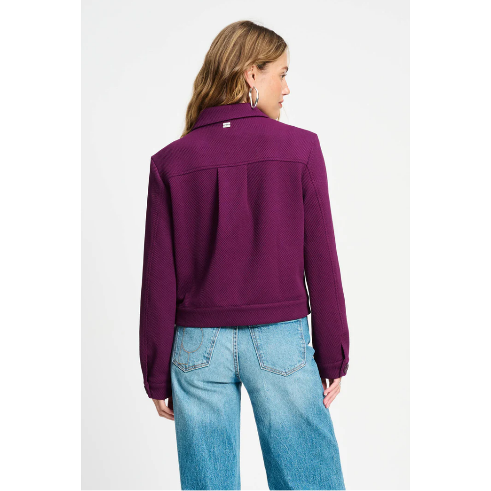 JACKET - Iris Plum Paars JACKET - Iris Plum Paars