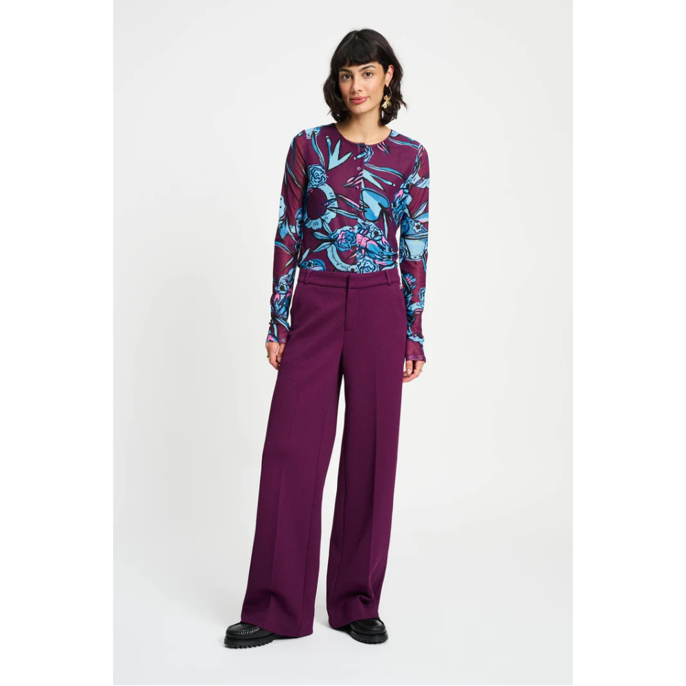 PANTS - Lara Plum Paars PANTS - Lara Plum Paars