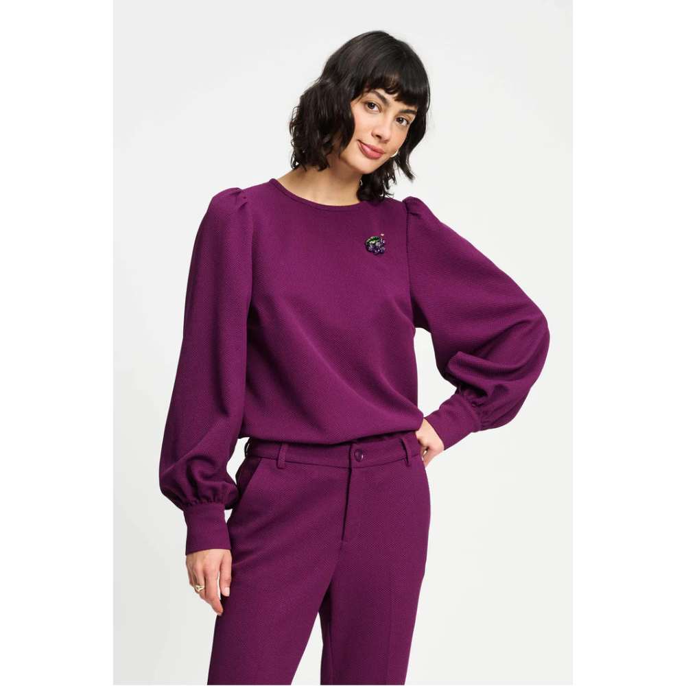 TOP - Kae Plum Paars TOP - Kae Plum Paars