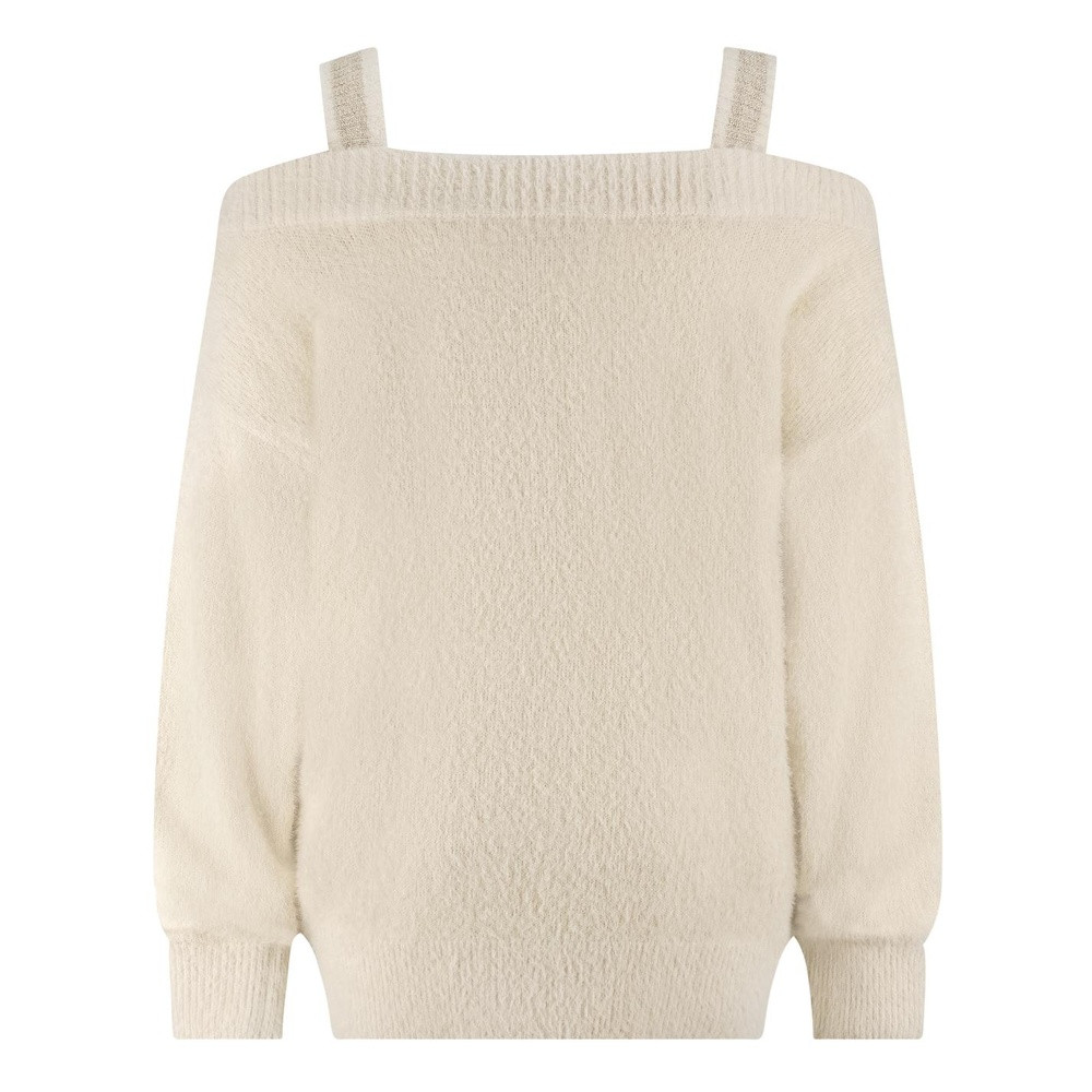 Praag Pullover Lurex Zand Praag Pullover Lurex Zand