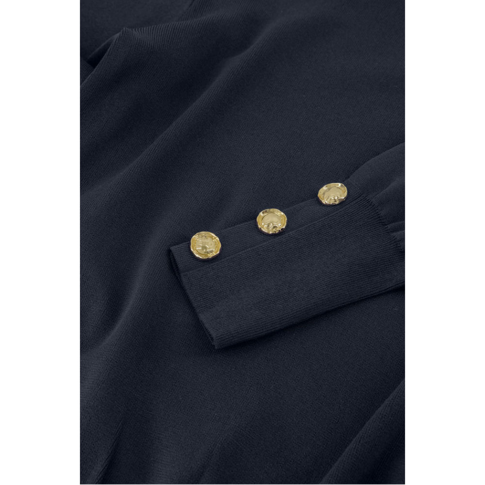 Luna col pullover Donker Blauw Luna col pullover Donker Blauw
