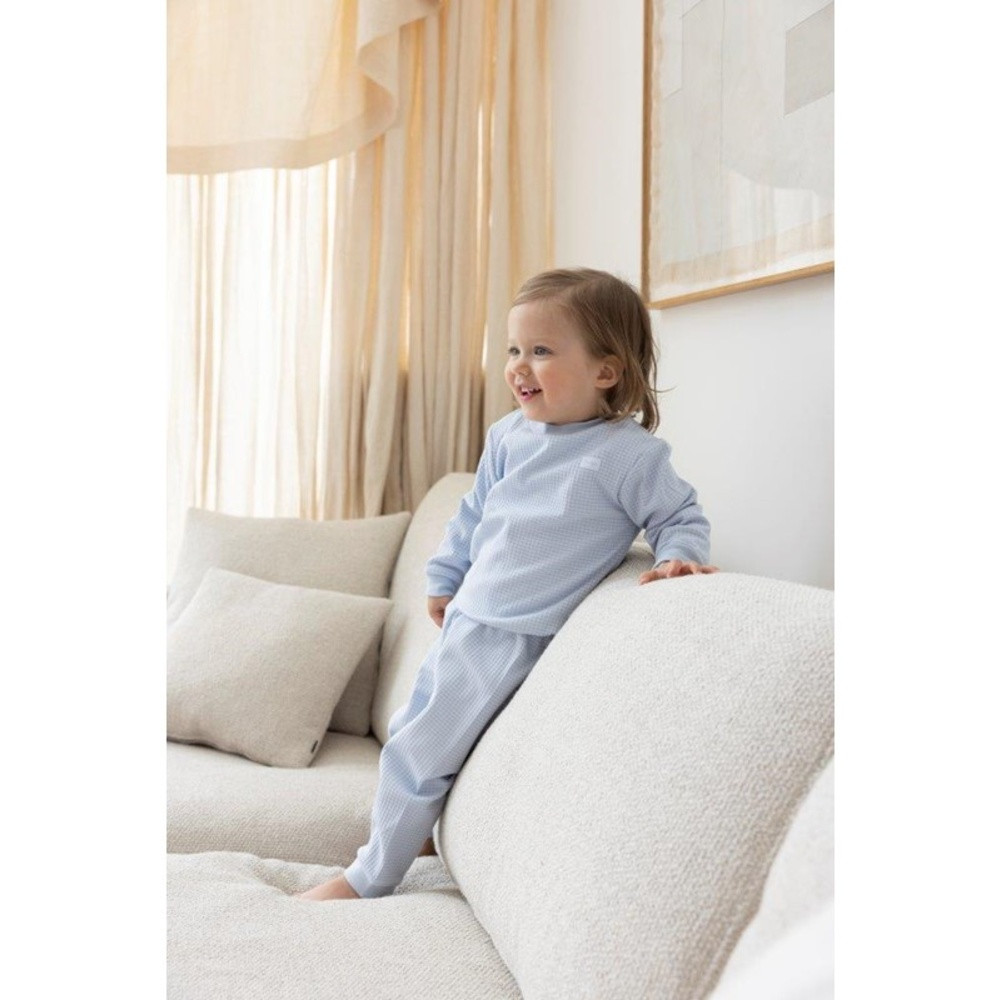 Pyjama Wafel Basic Babyblue Licht Blauw Pyjama Wafel Basic Babyblue Licht Blauw
