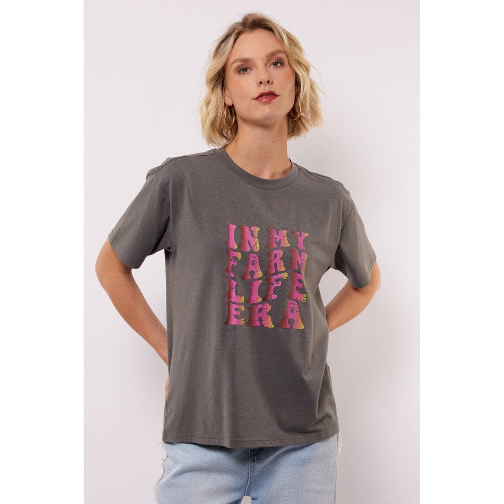 Nerina T-shirt Grijs Nerina T-shirt Grijs