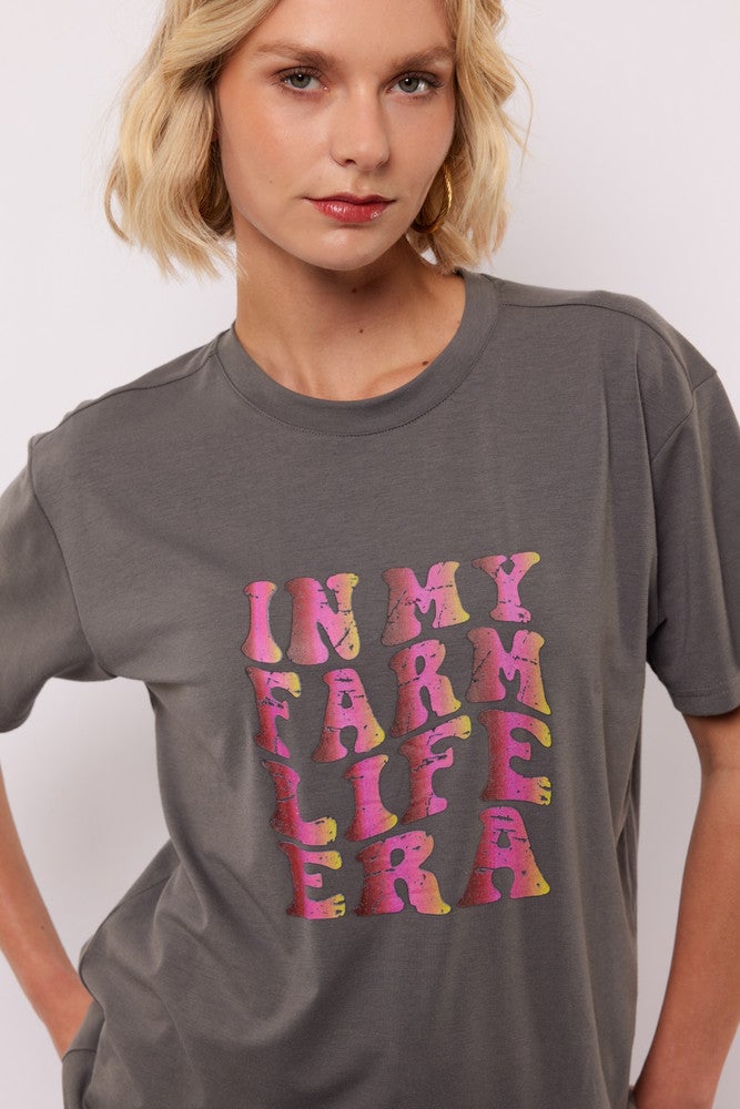 Nerina T-shirt Grijs Nerina T-shirt Grijs