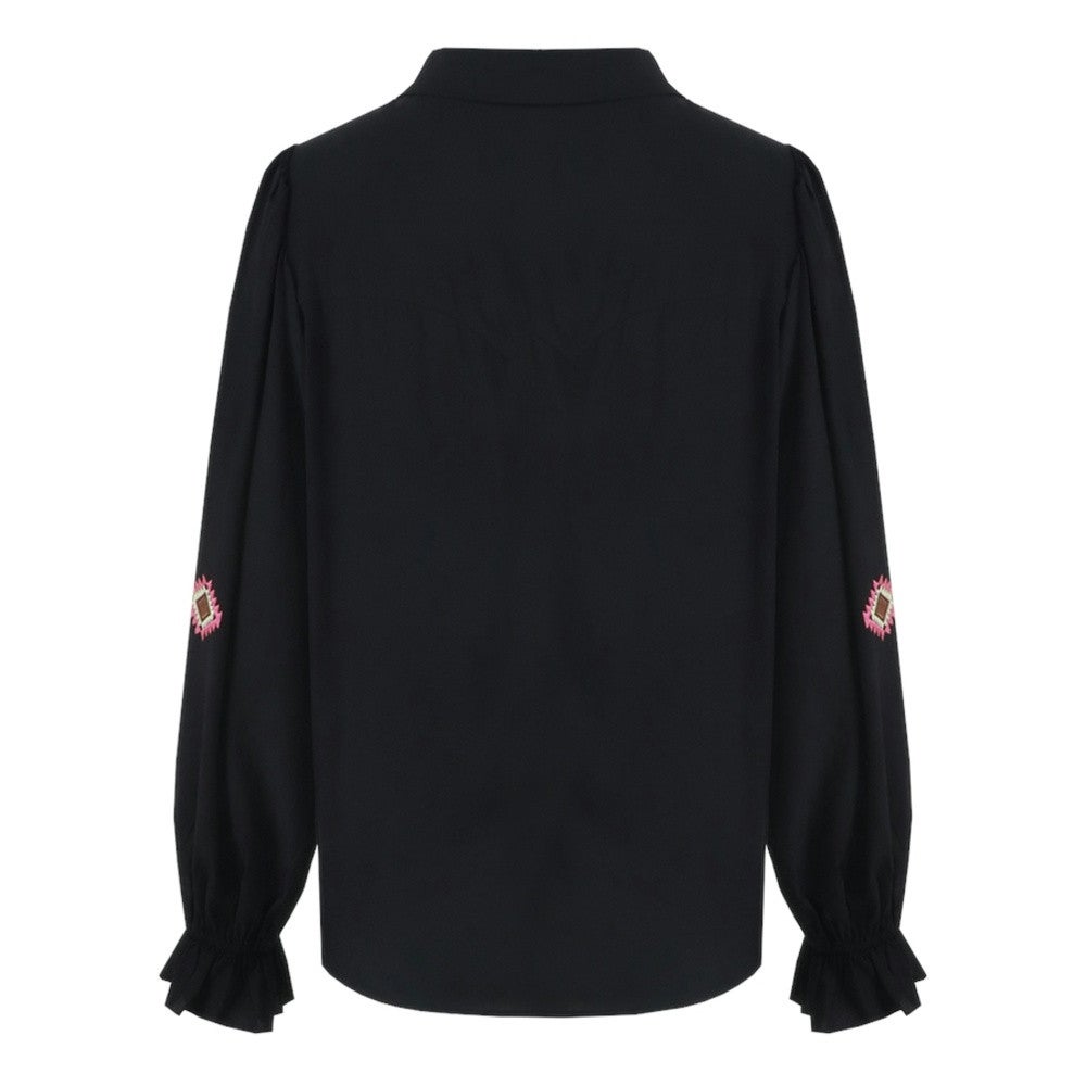 Fayra blouse Zwart 1 Fayra blouse Zwart 1