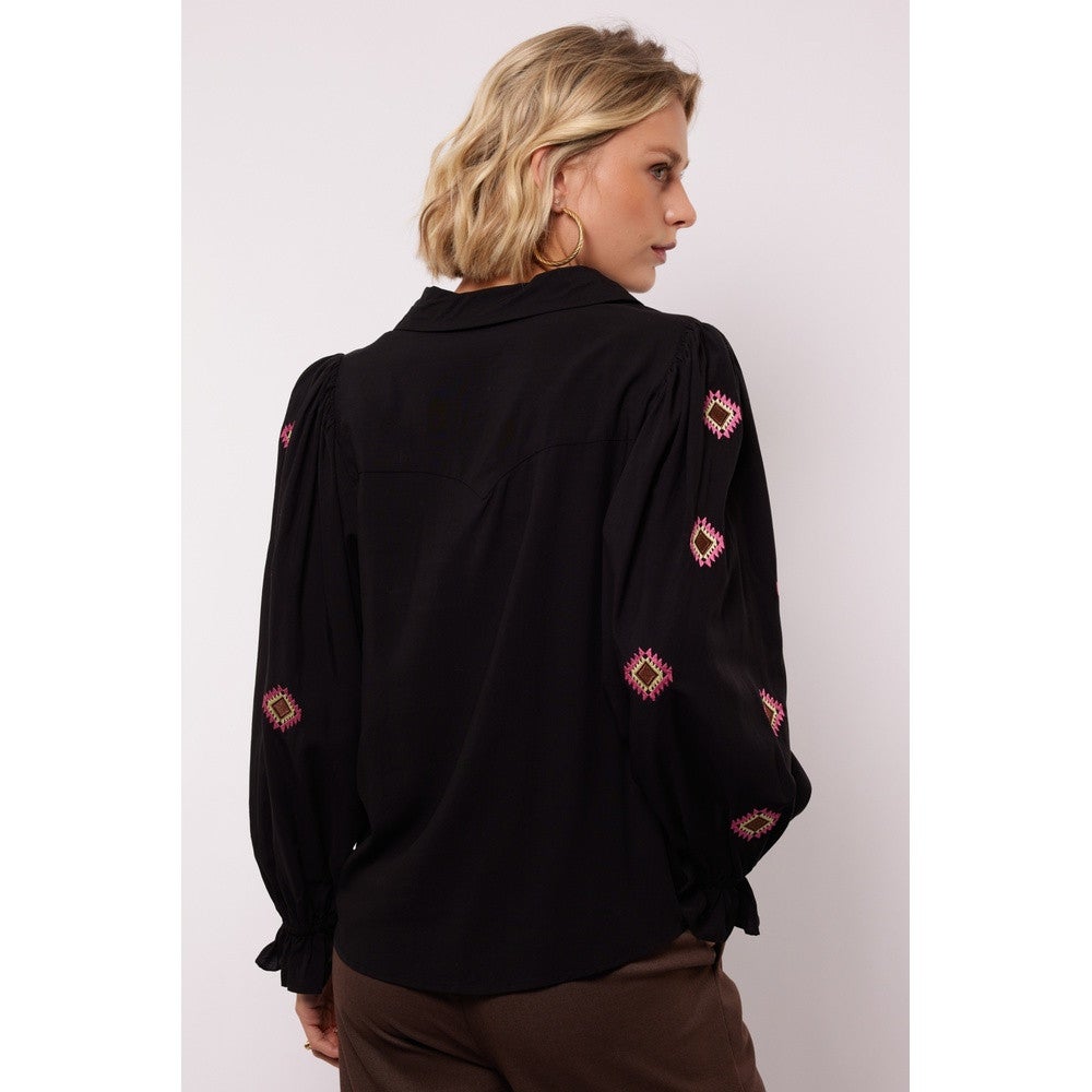 Fayra blouse Zwart 1 Fayra blouse Zwart 1
