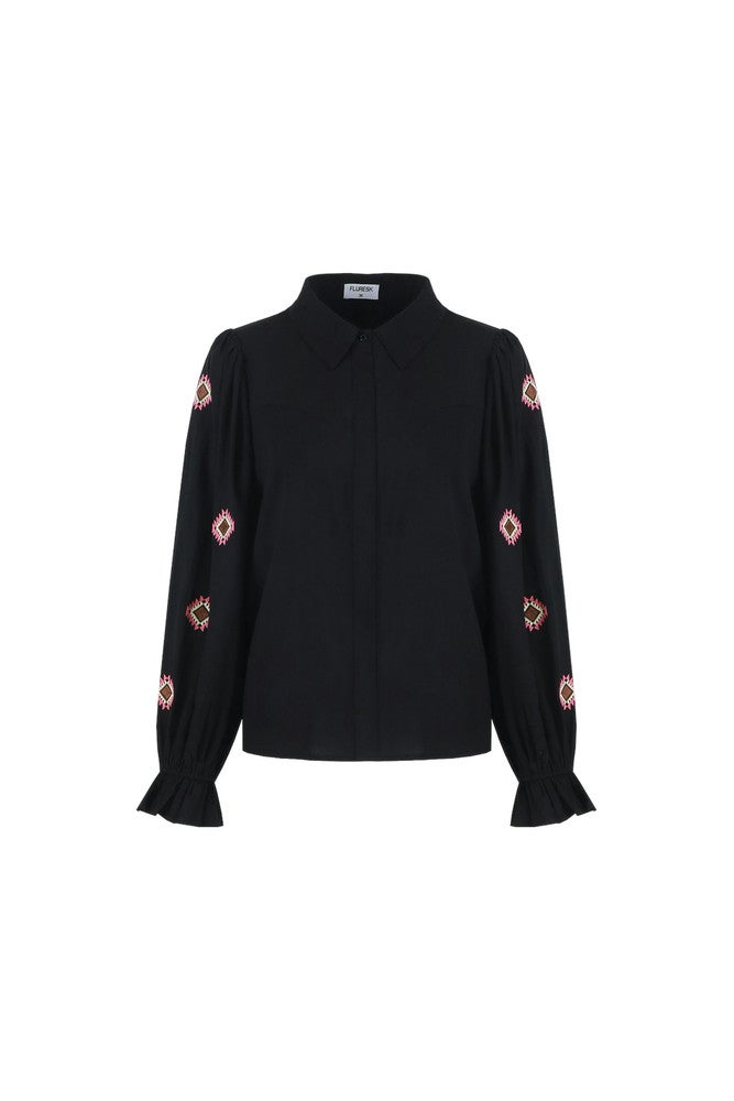 Fayra blouse Zwart 1 Fayra blouse Zwart 1