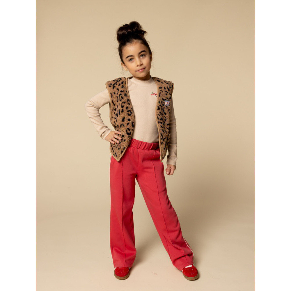 Little leopard gilet Bruin 1 Little leopard gilet Bruin 1