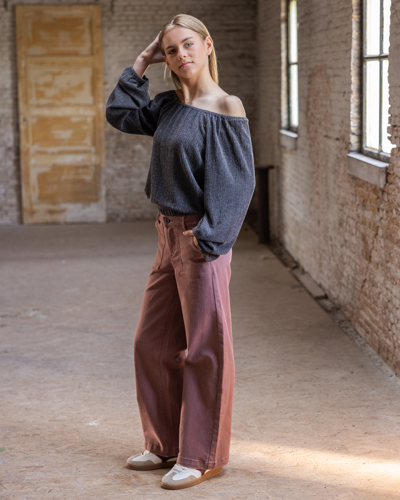 10Sixteen Colour Jeans Mauve Roze 10Sixteen Colour Jeans Mauve Roze