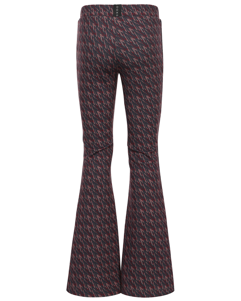 10Sixteen Printed Flare pants Rose Multi 10Sixteen Printed Flare pants Rose Multi