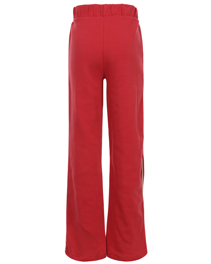 Little sweat pants piping Rood Little sweat pants piping Rood