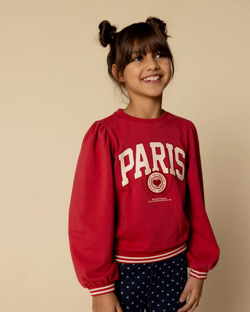 Little sweater Paris Rood Little sweater Paris Rood