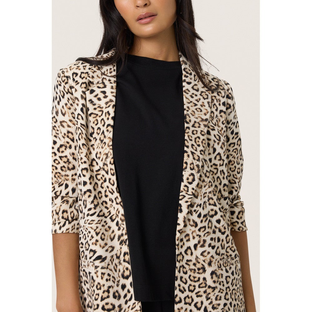 SLShirley Printed Blazer Bruin 1 SLShirley Printed Blazer Bruin 1