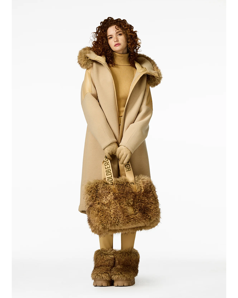 EMBER jacket FAUX BORDER Beige EMBER jacket FAUX BORDER Beige