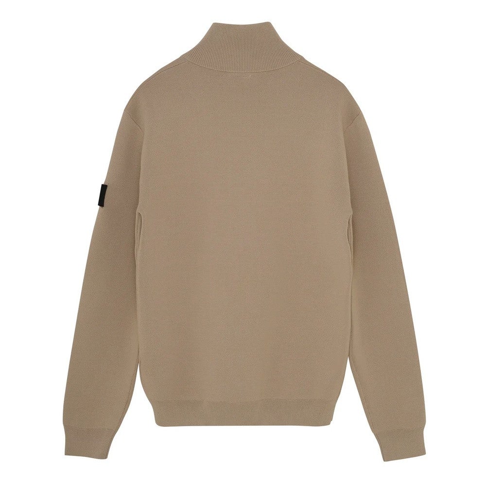 Knitwear Zip Collar Bruin 1 Knitwear Zip Collar Bruin 1