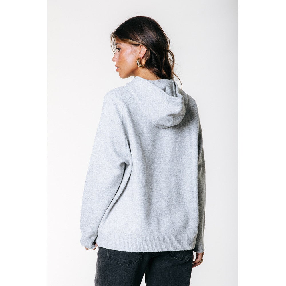 Knit Hoodie Rebel Grijs Knit Hoodie Rebel Grijs
