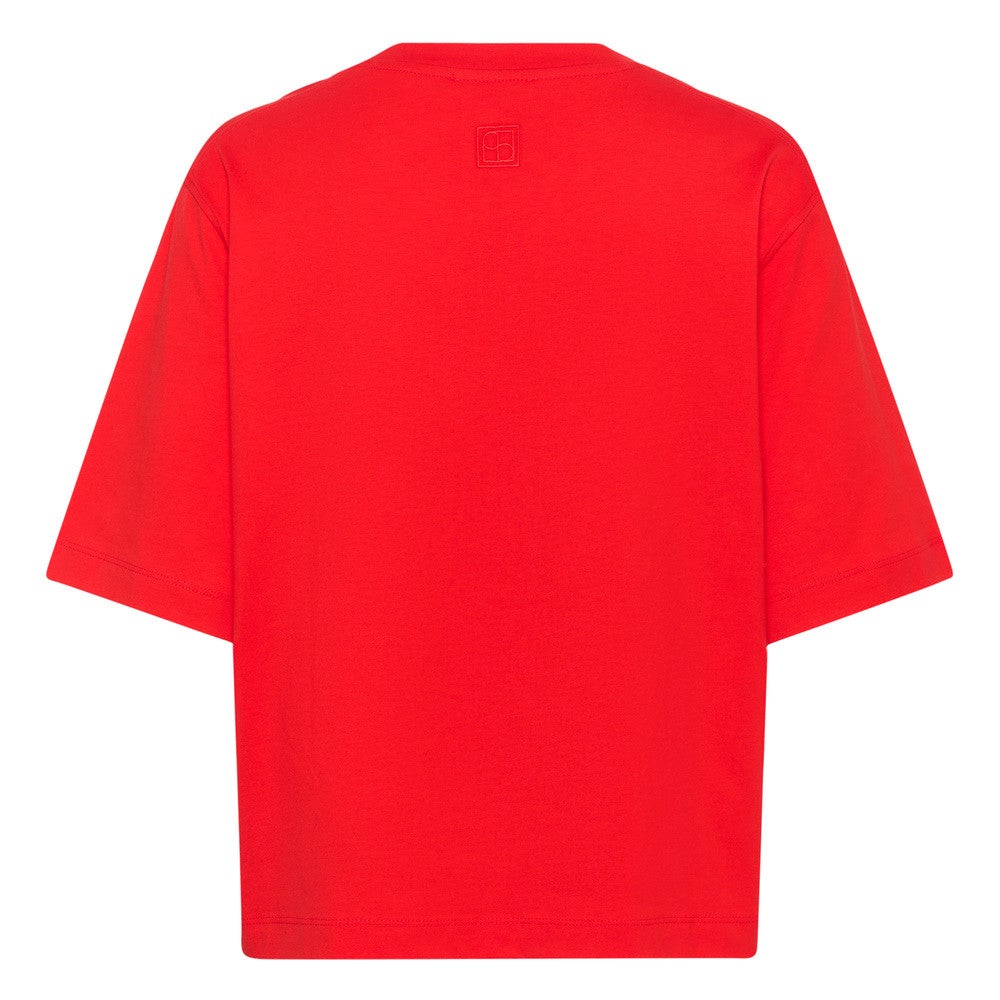 SLJina Basic Tee Rood SLJina Basic Tee Rood