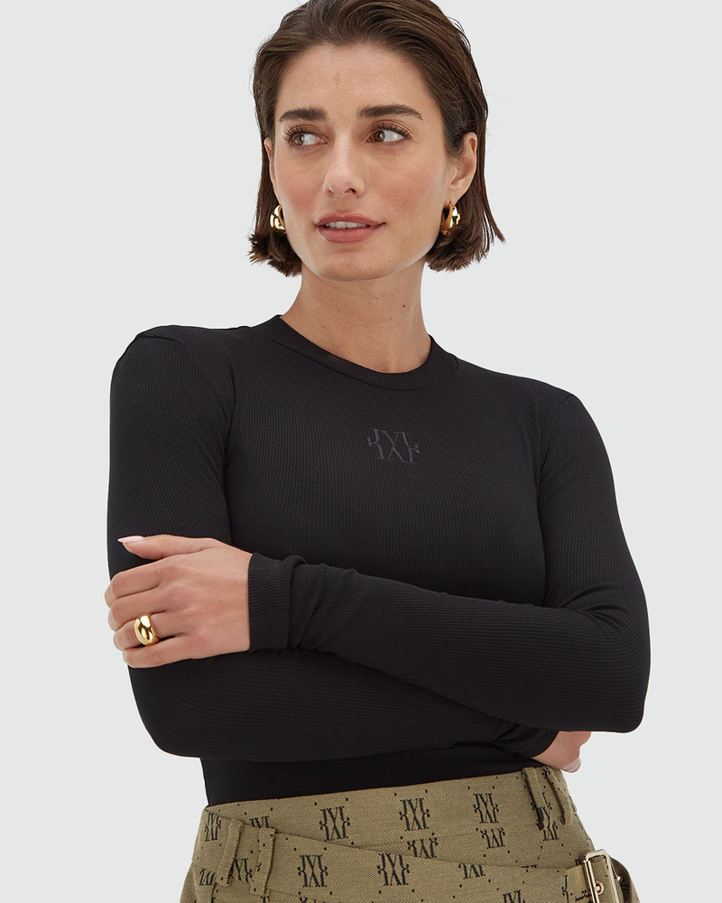 ATLAS Aansluitende Top Zwart 1 ATLAS Aansluitende Top Zwart 1