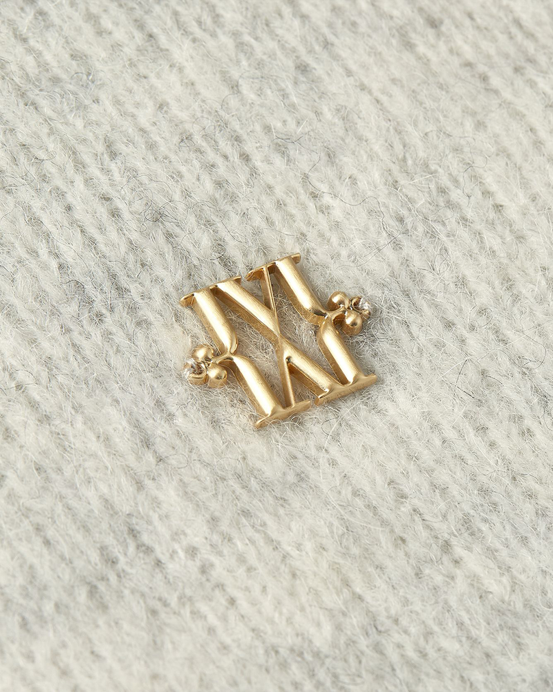 MAYA Trui Met Afneembare Volant Details Grijs MAYA Trui Met Afneembare Volant Details Grijs