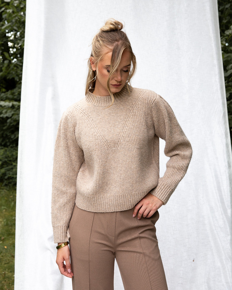 Seline Trui Beige Seline Trui Beige