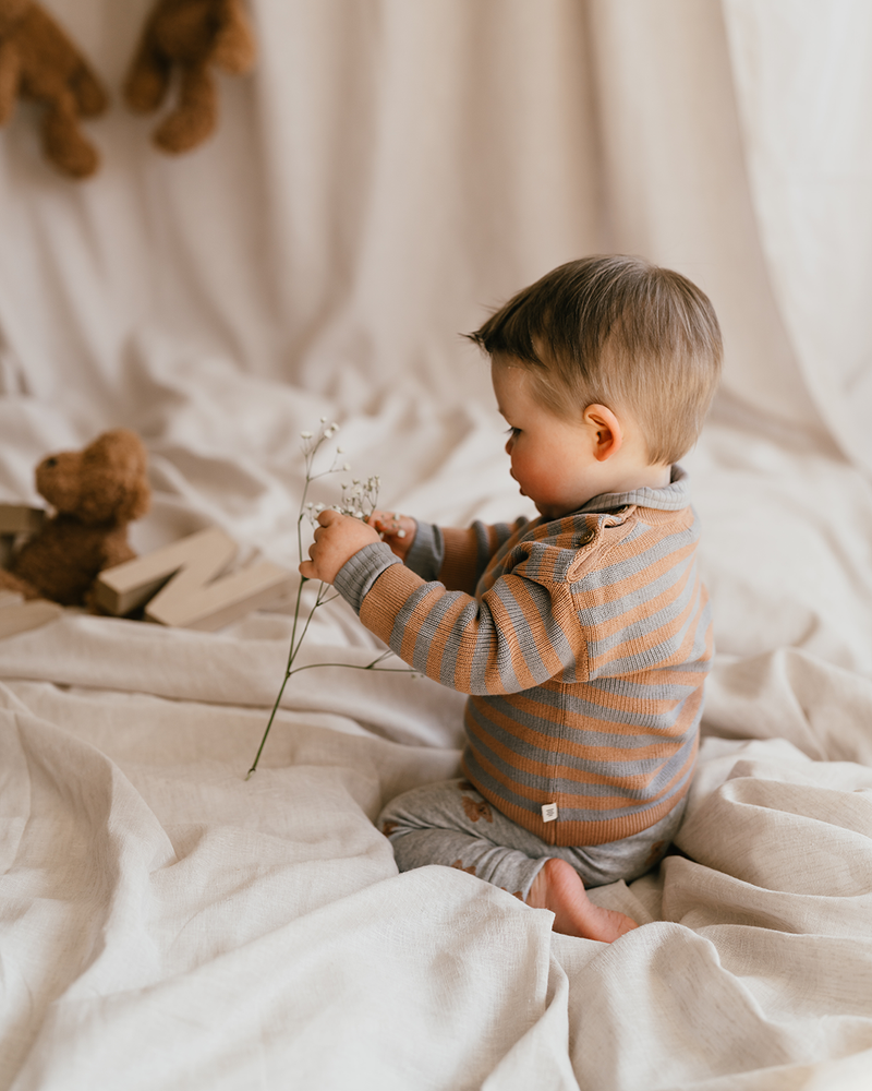 baby pants teddybear Grijs baby pants teddybear Grijs